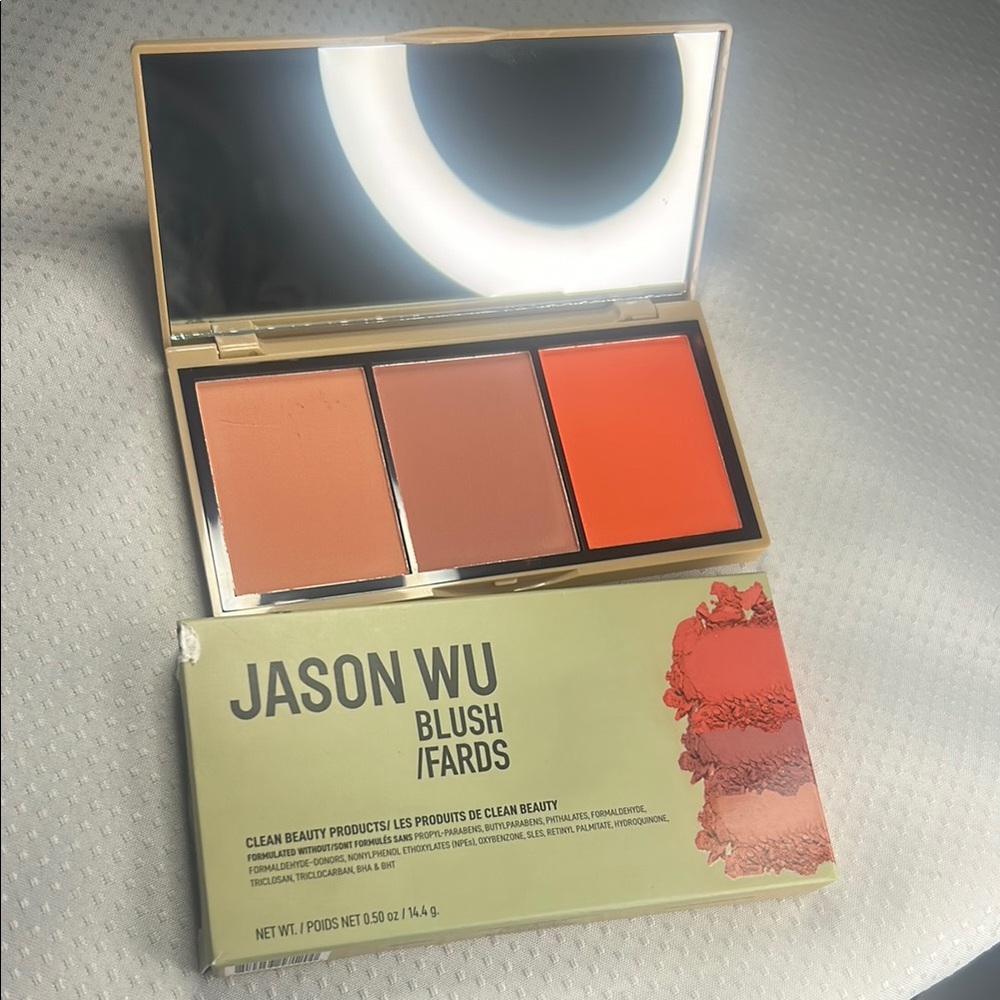 2x 01 Jason Wu Blush Palette - 01 Babe From St. Tropez Brown Mauve Red 14.4g